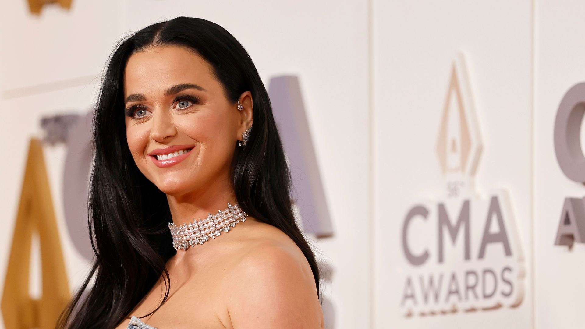 Katy Perry attends The 56th Annual CMA Awards at Bridgestone Arena on November 09, 2022 in Nashville, Tennessee