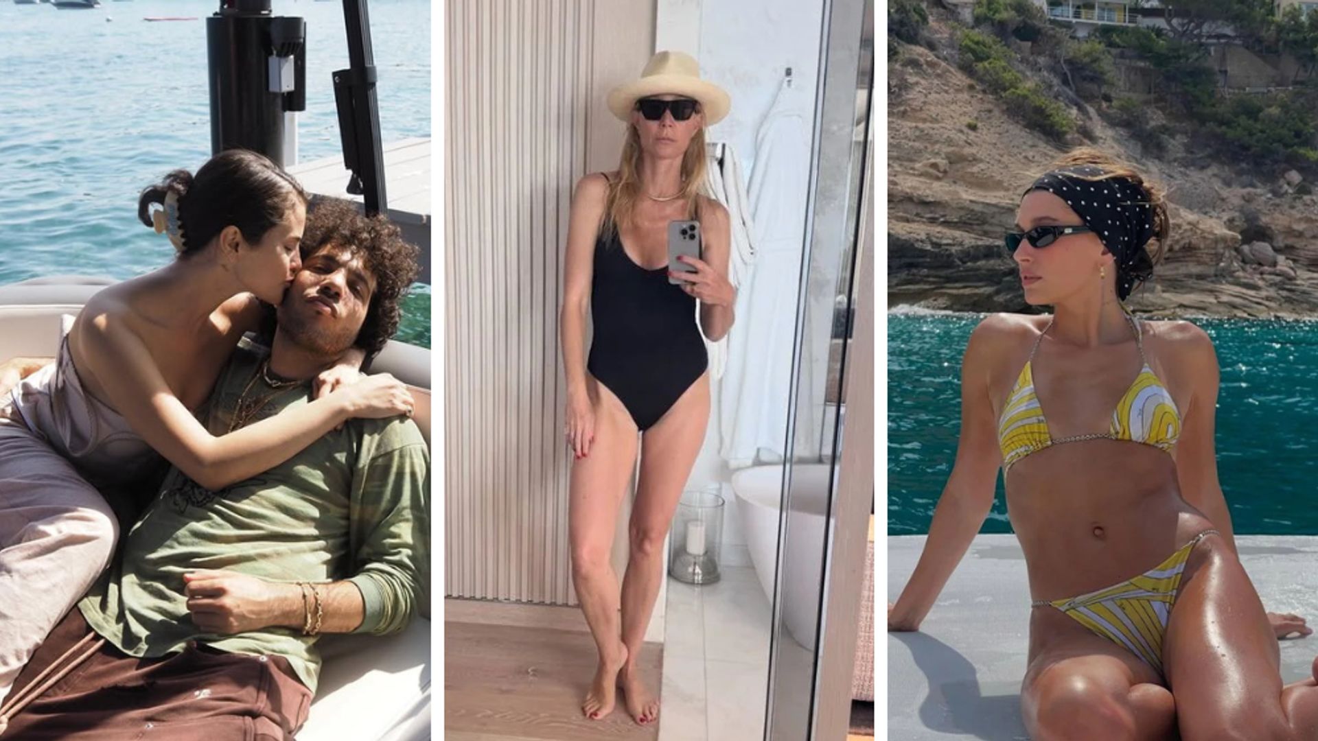 Hollywood stars get their swimwear on to mark 'end' of summer