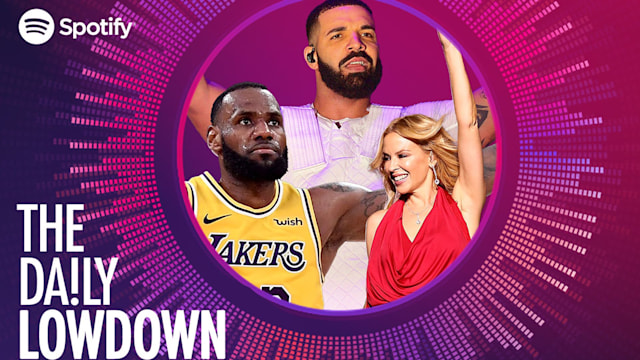 LeBron James, Drake and Kylie Minogue