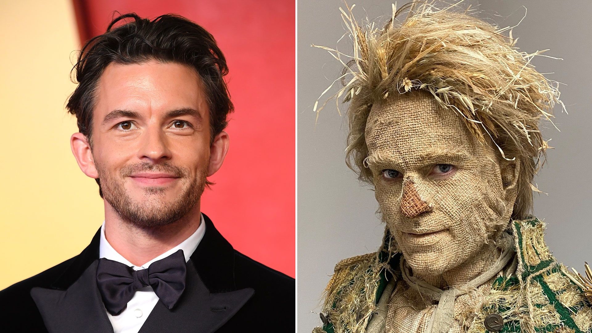Jonathan Bailey before and after scarecrow transformation