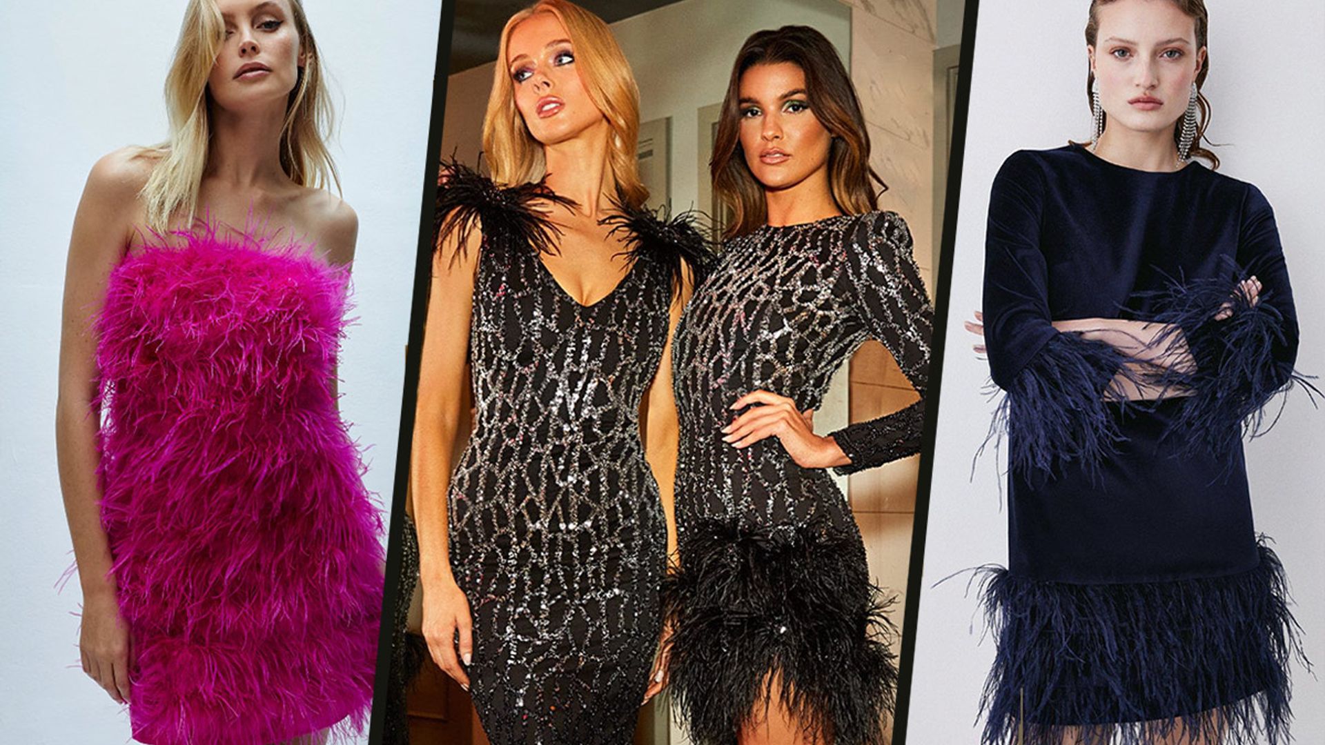 best feather dresses