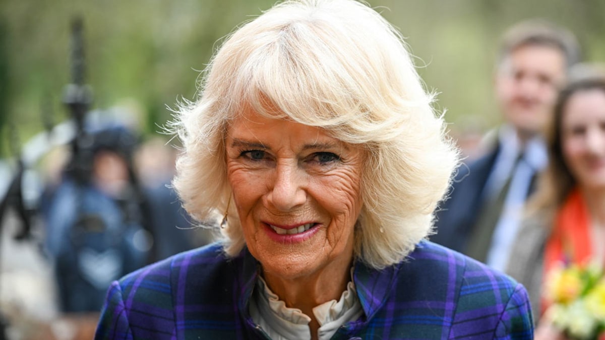 Duchess Camilla surprises in fitted plaid suit and knee high boots | HELLO!