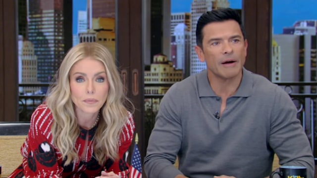 Kelly Ripa and Mark Consuelos on LIVE with Kelly and Mark, February 11, 2025