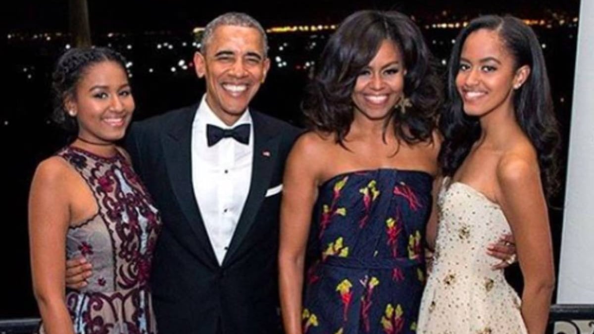 Michelle Obama shares new family photo inside stylish home office in ...