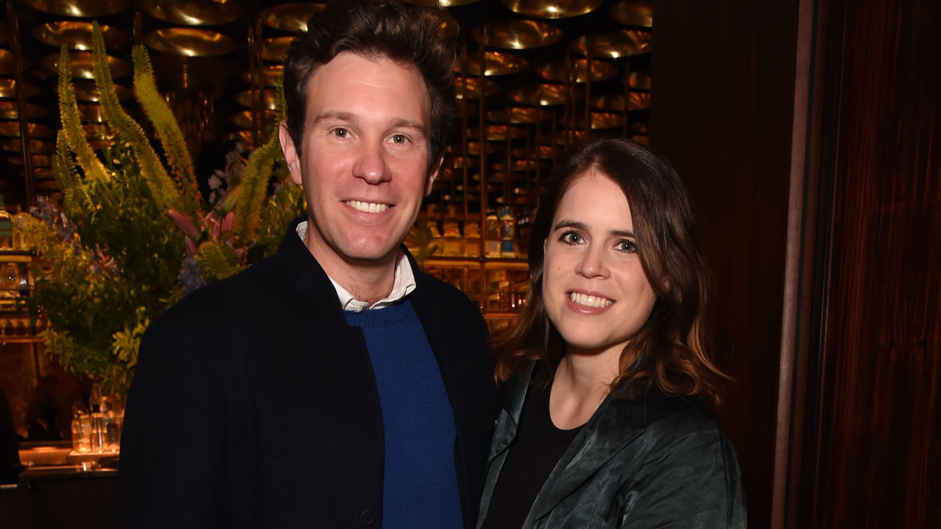 Jack and Eugenie smiling at book launch in 2021