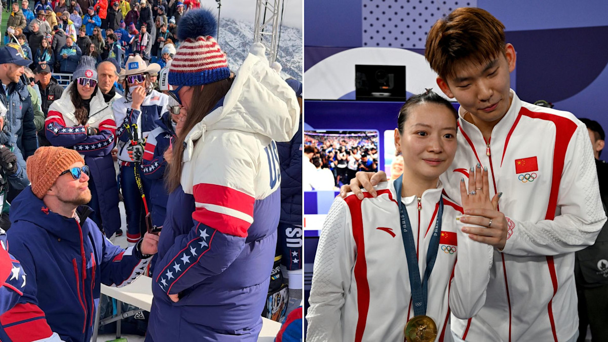 The most memorable Olympics engagements: from Breezy Johnson's finish line 'yes' to 9 proposals in one Games