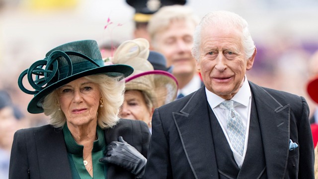 Charles and Camilla arrive at Durham Cathedral