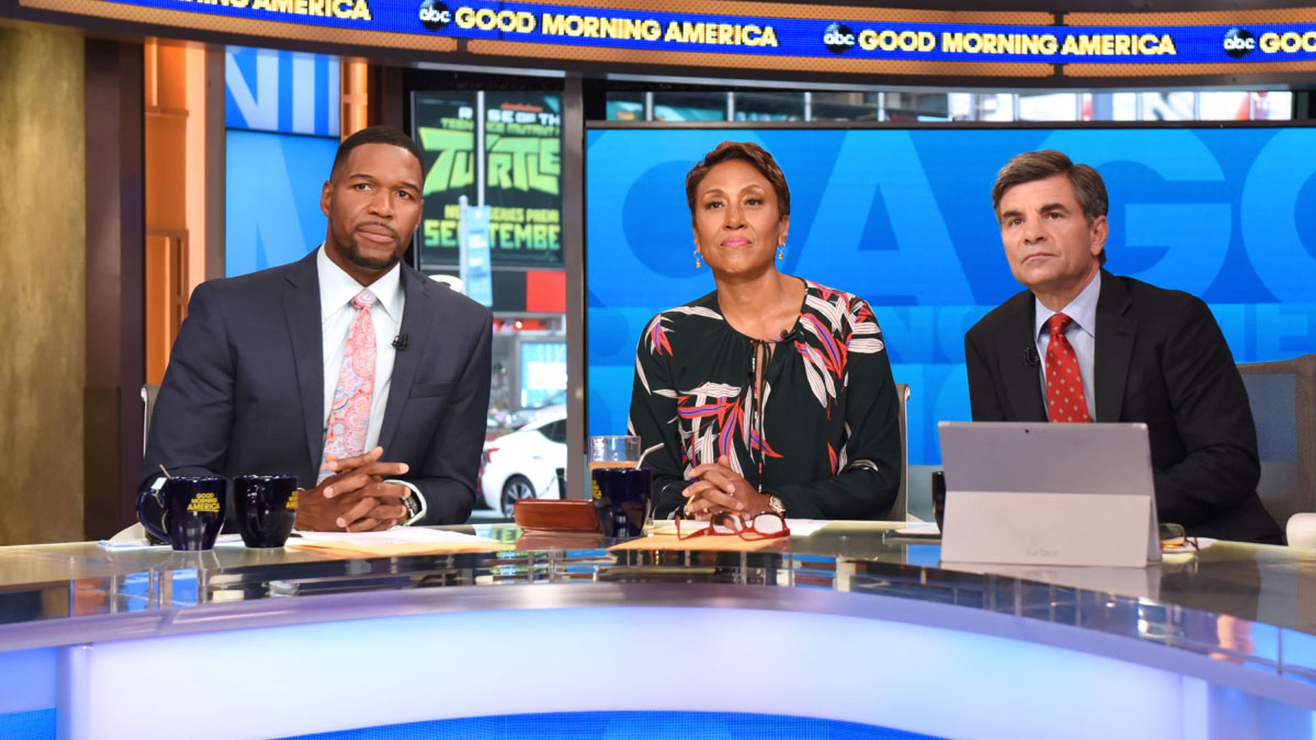 michael strahan george stephanopoulos robin roberts