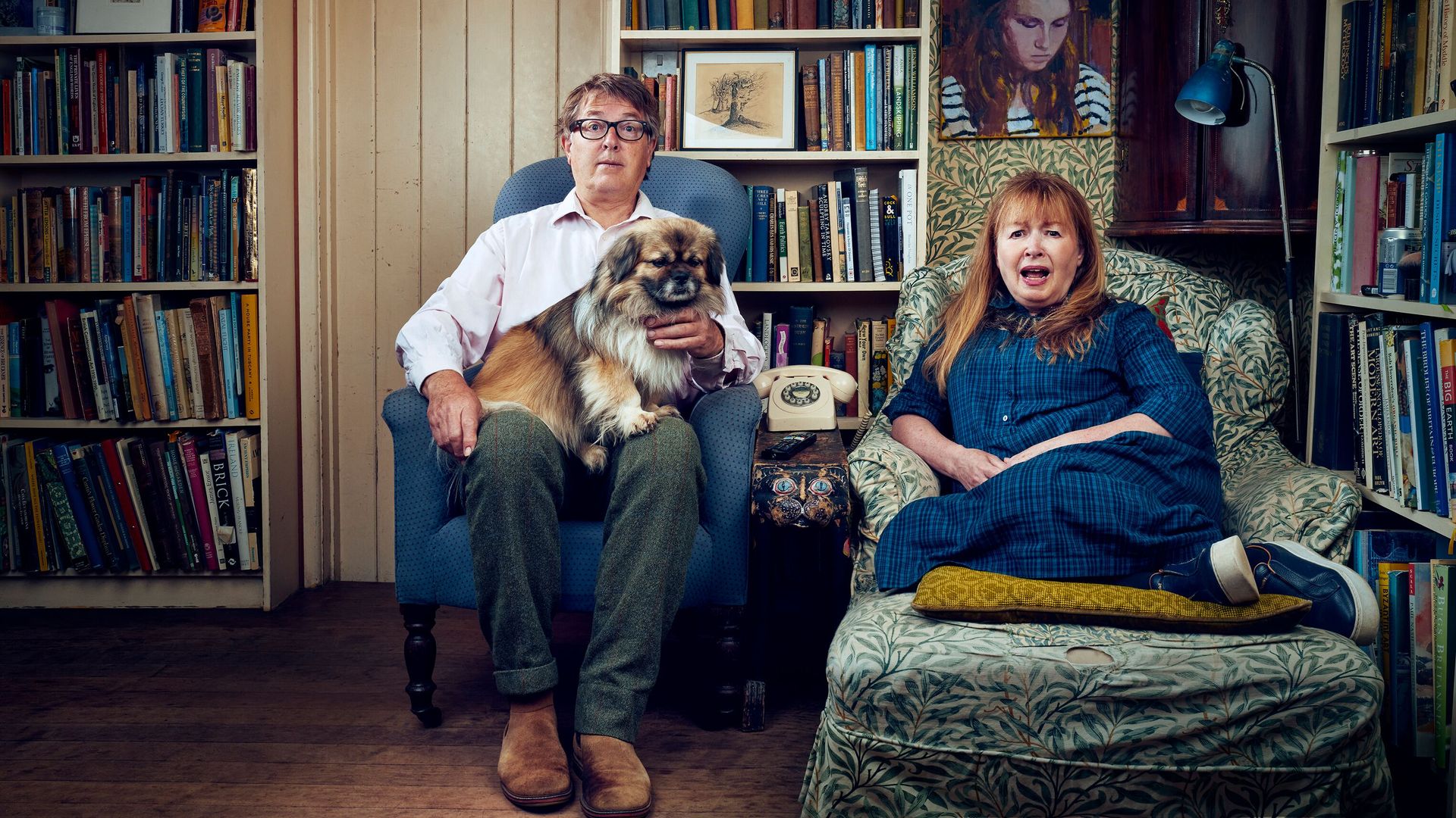 Gogglebox stars Giles and Mary’s controversial sleeping arrangement at ‘Grottage’ home