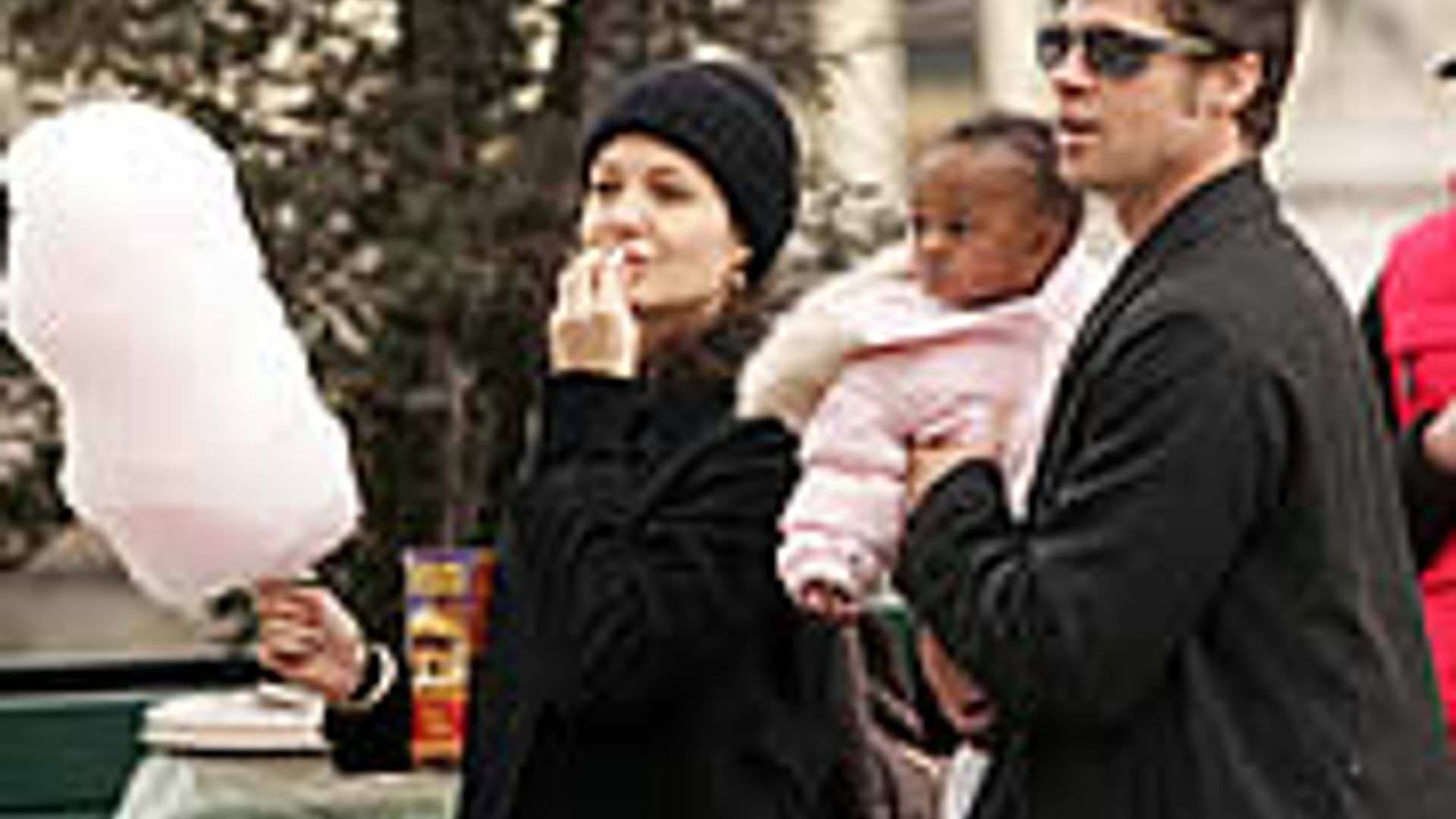 Angelina Jolie strolls around Paris with her kids