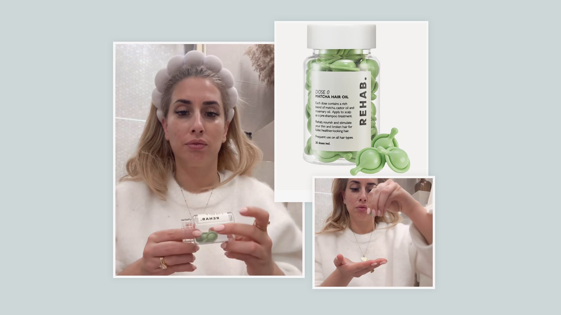 Stacey Solomon’s ‘early night’ routine includes Matcha Hair Oil