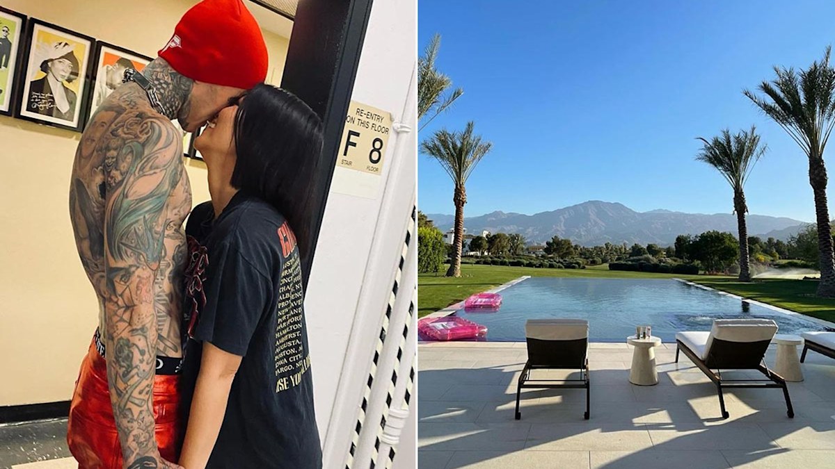 Inside Kourtney Kardashian's $12 million Palm Springs house