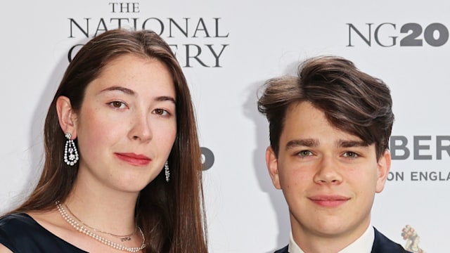 sam chatto and girlfriend at summer party with sam's parents