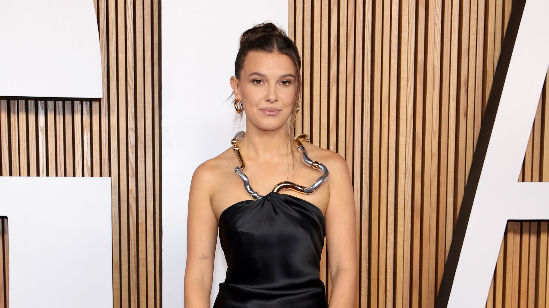 NEW YORK, NEW YORK - NOVEMBER 07: Millie Bobby Brown attends Glamour Women of the Year 2023 at Jazz at Lincoln Center on November 07, 2023 in New York City. (Photo by Dimitrios Kambouris/Getty Images for Glamour)