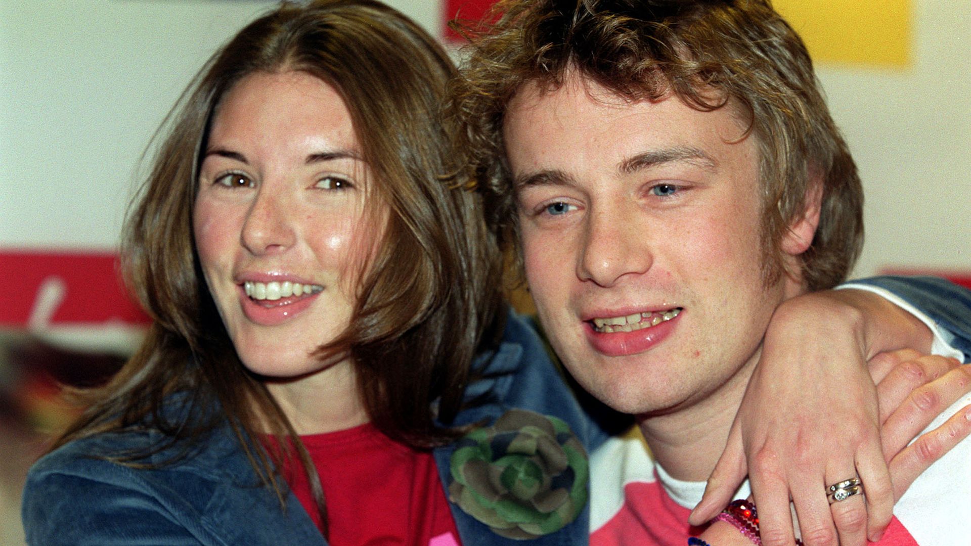 Jamie Oliver's 'gorgeous' wife Jools parties in tumbling princess hair in resurfaced wedding photos