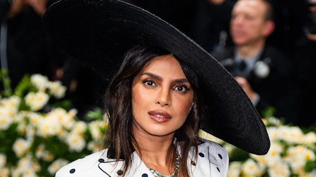 Priyanka Chopra attends the 2025 Met Gala Celebrating "Superfine: Tailoring Black Style" at Metropolitan Museum of Art on May 05, 2025 in New York City. (Photo by TheStewartofNY/GC Images)