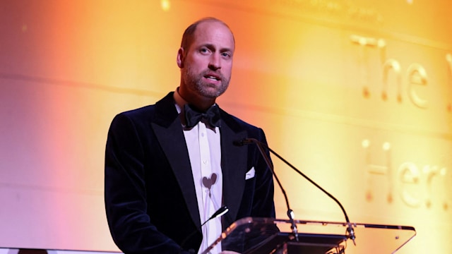 Prince William giving a speech