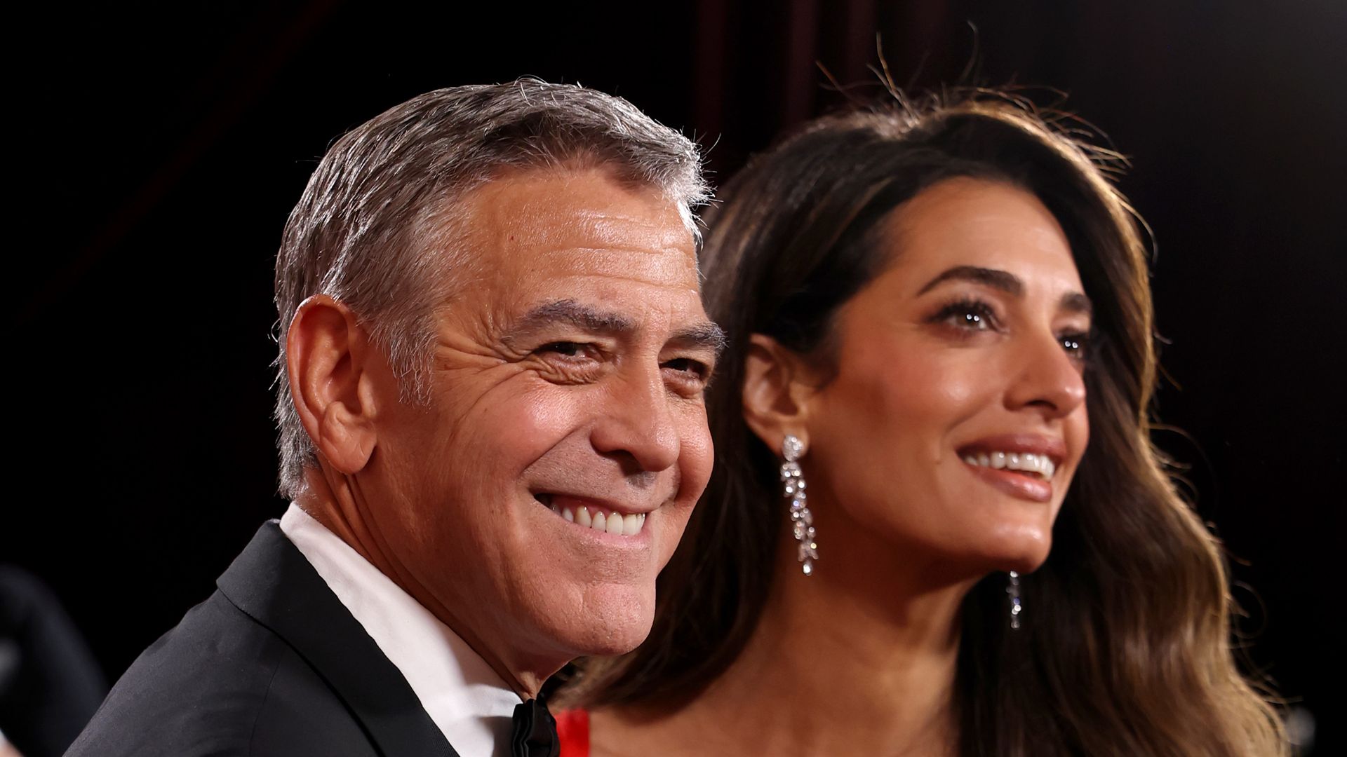 George Clooney and Amal Clooney attend the 83rd annual Golden Globe Awards at The Beverly Hilton on January 11, 2026 in Beverly Hills, California