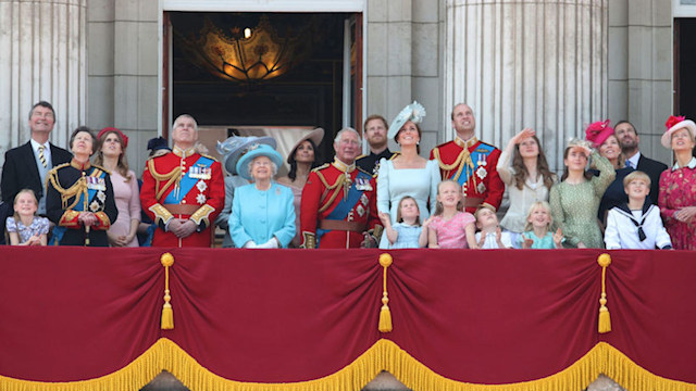 trooping the colour royal family