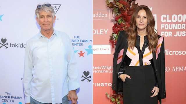 split image julia roberts and brother eric roberts