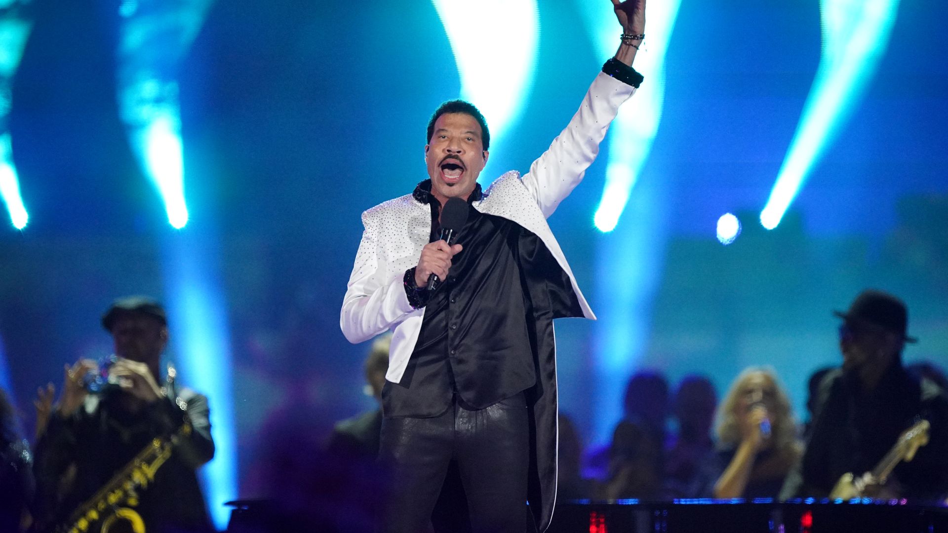 Lionel Richie performs during the Coronation Concert 