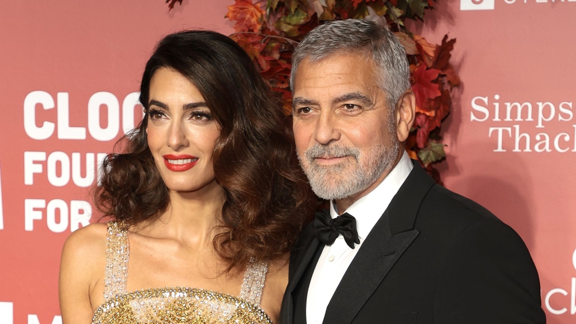 george clooney rare outing amal