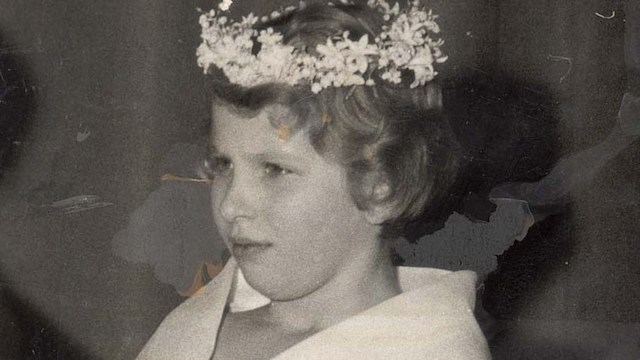 Princess Anne as a bridesmaid at Lady Pamela's wedding