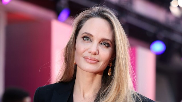 Angelina Jolie attends the "Maria" Headline Gala during the 68th BFI London Film Festival at The Royal Festival Hall on October 18, 2024 in London, England.