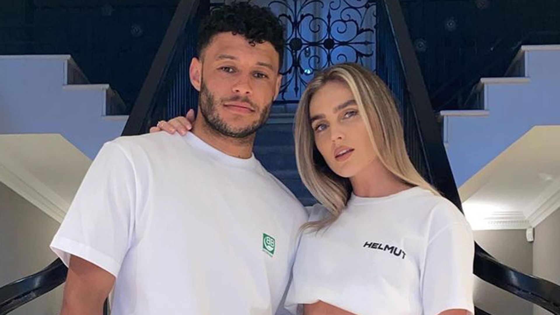 Perrie Edwards stuns in laid-back look for anniversary with Alex Oxlade-Chamberlain