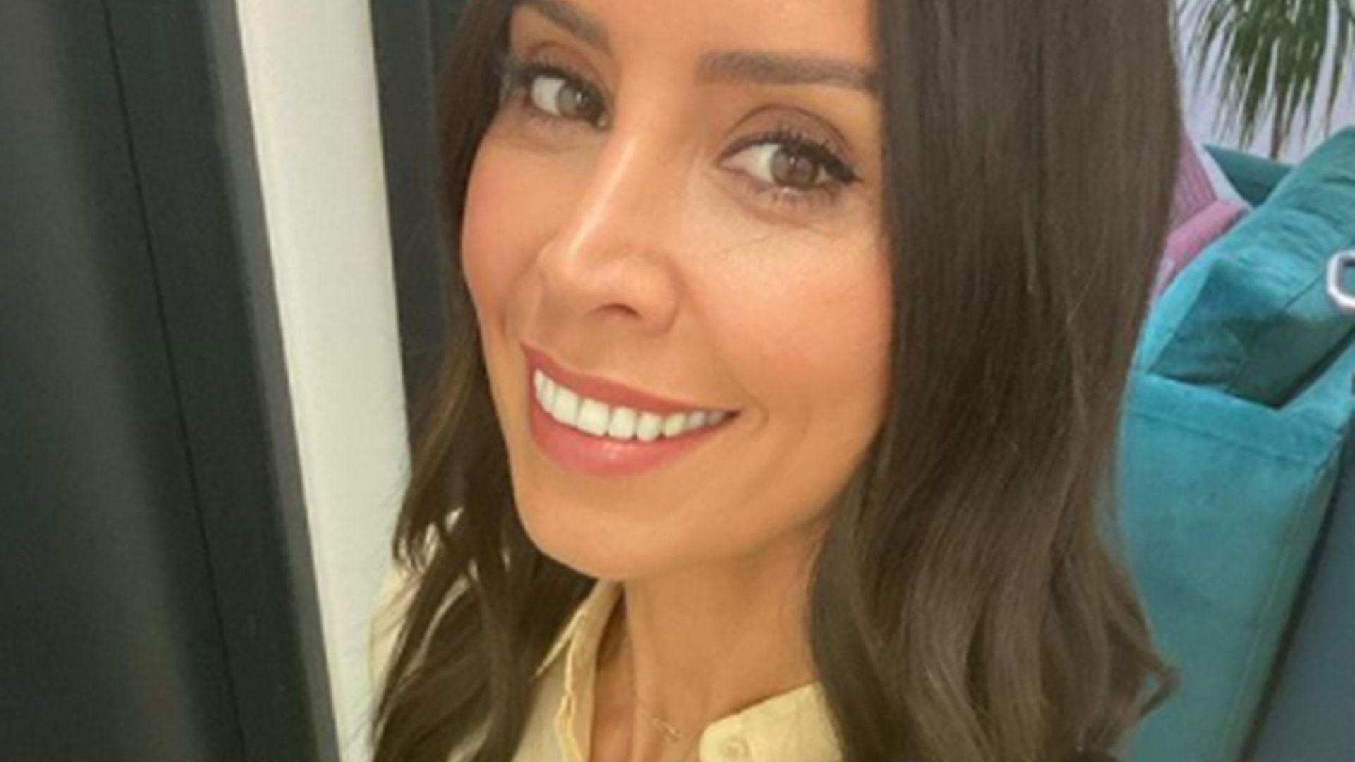 christine lampard yellow outfit lorraine
