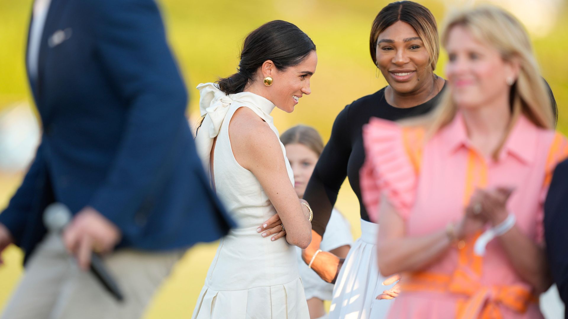 Serena Williams was there to support Prince Harry