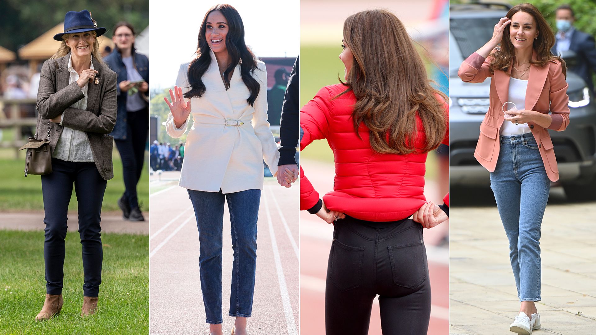 Royals rocking skinny jeans: Queen Camilla, Kate Middleton, Meghan