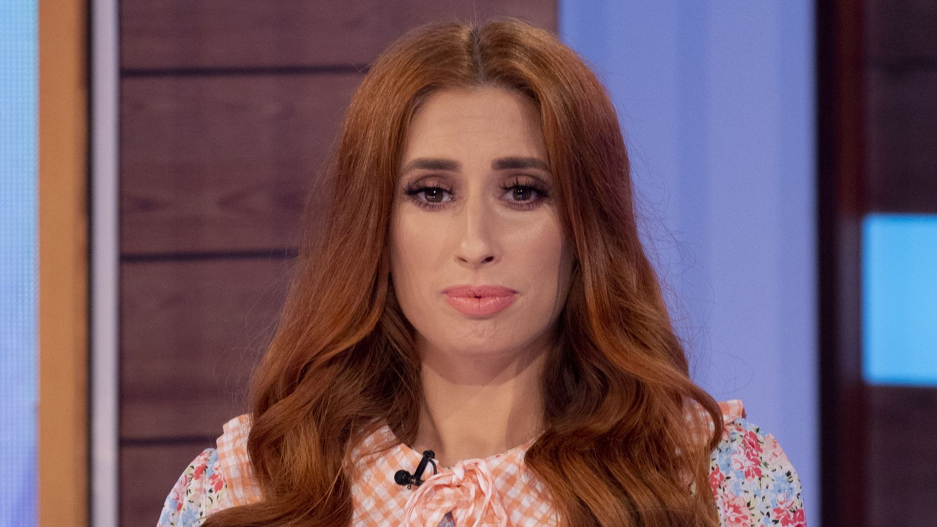 Stacey Solomon frowns on Loose Women