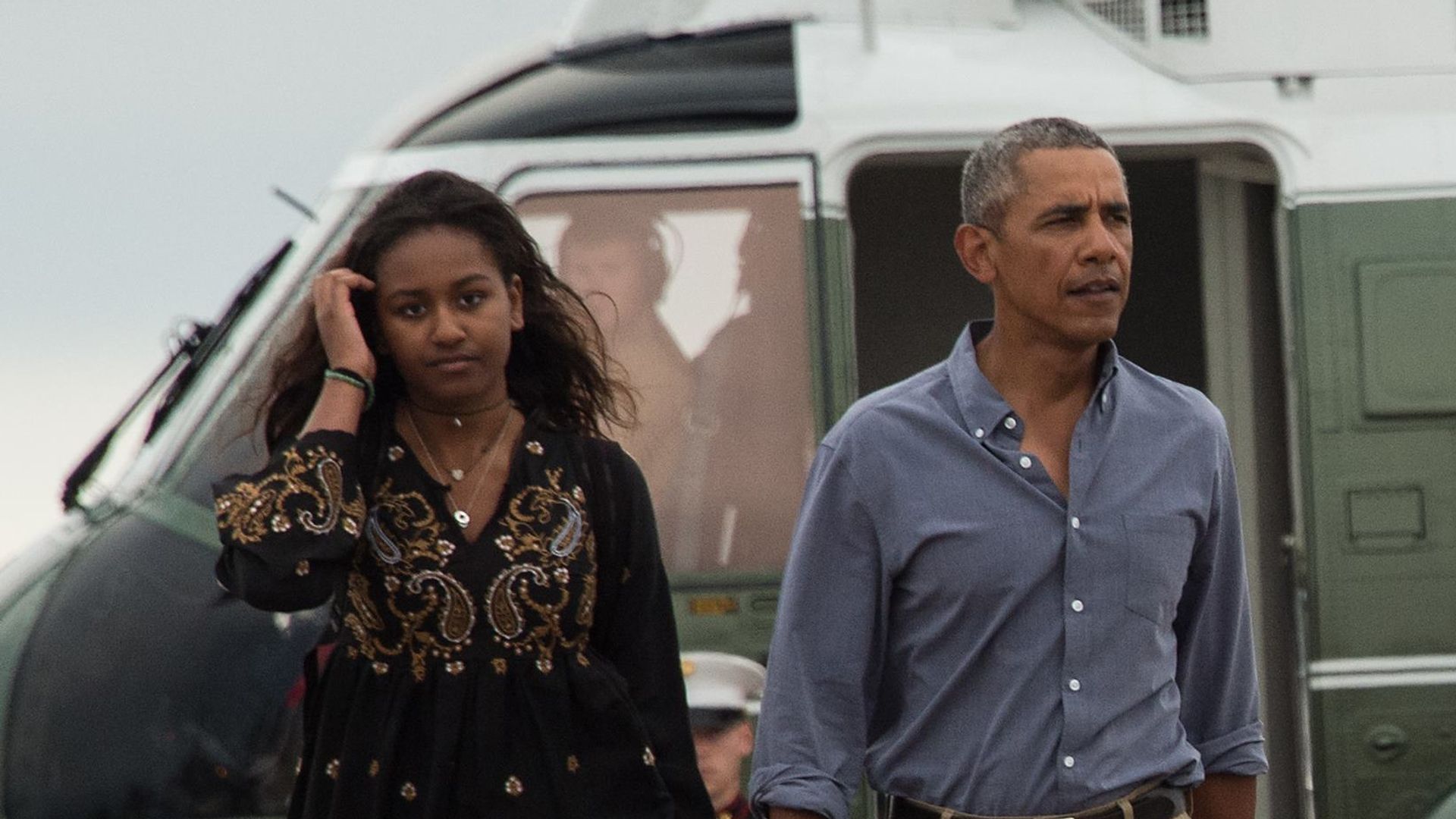 Sasha Obama turns heads with her unique style as she meet friends in LA