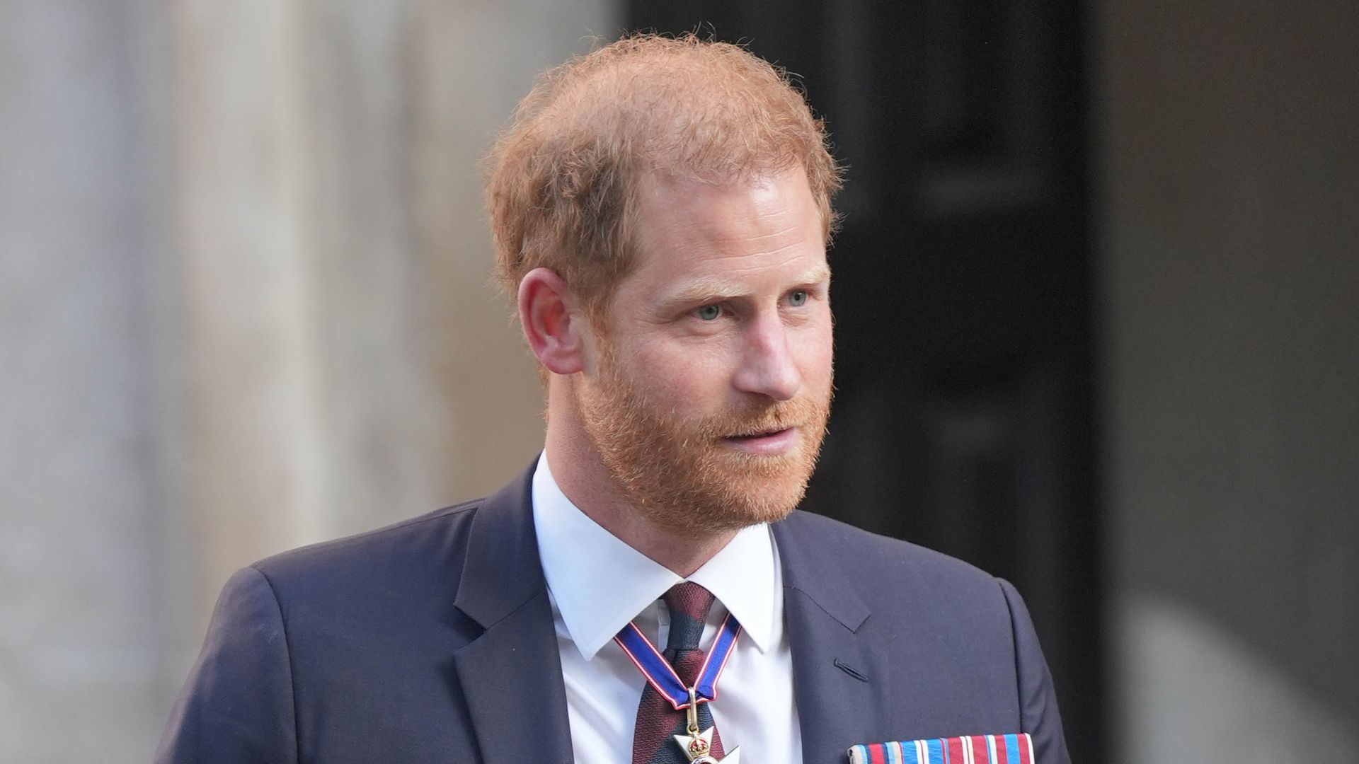 Duke of Sussex leaves St Paul's Cathedral