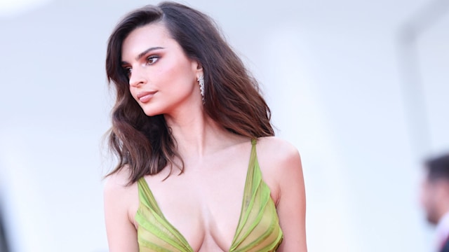 Emily Ratajkowski attends the "Battlefield" (Campo Di Battaglia) red carpet during the 81st Venice International Film Festival on August 31, 2024 in Venice, Italy. (Photo by Stefania D'Alessandro/WireImage)