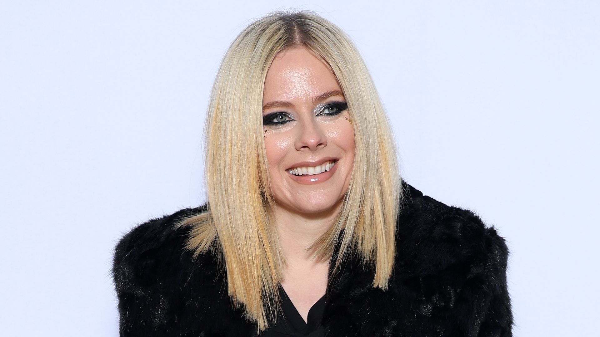 Avril Lavigne attends the Stella McCartney Womenswear Fall Winter 2023-2024 show 