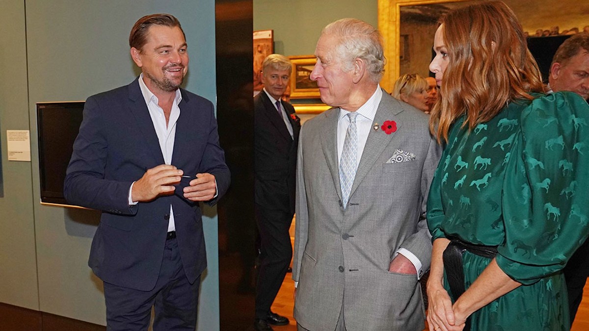 Prince Charles meets Leonardo DiCaprio at Stella McCartney's exhibition