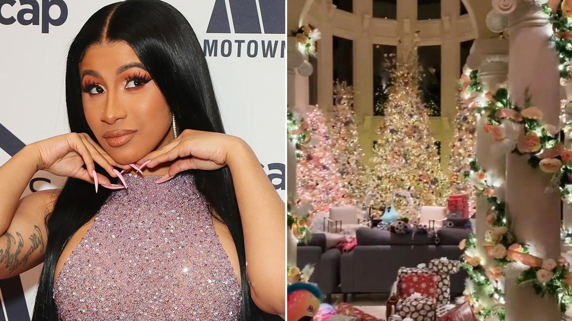 Cardi B Displays Hermes Christmas Presents from Offset