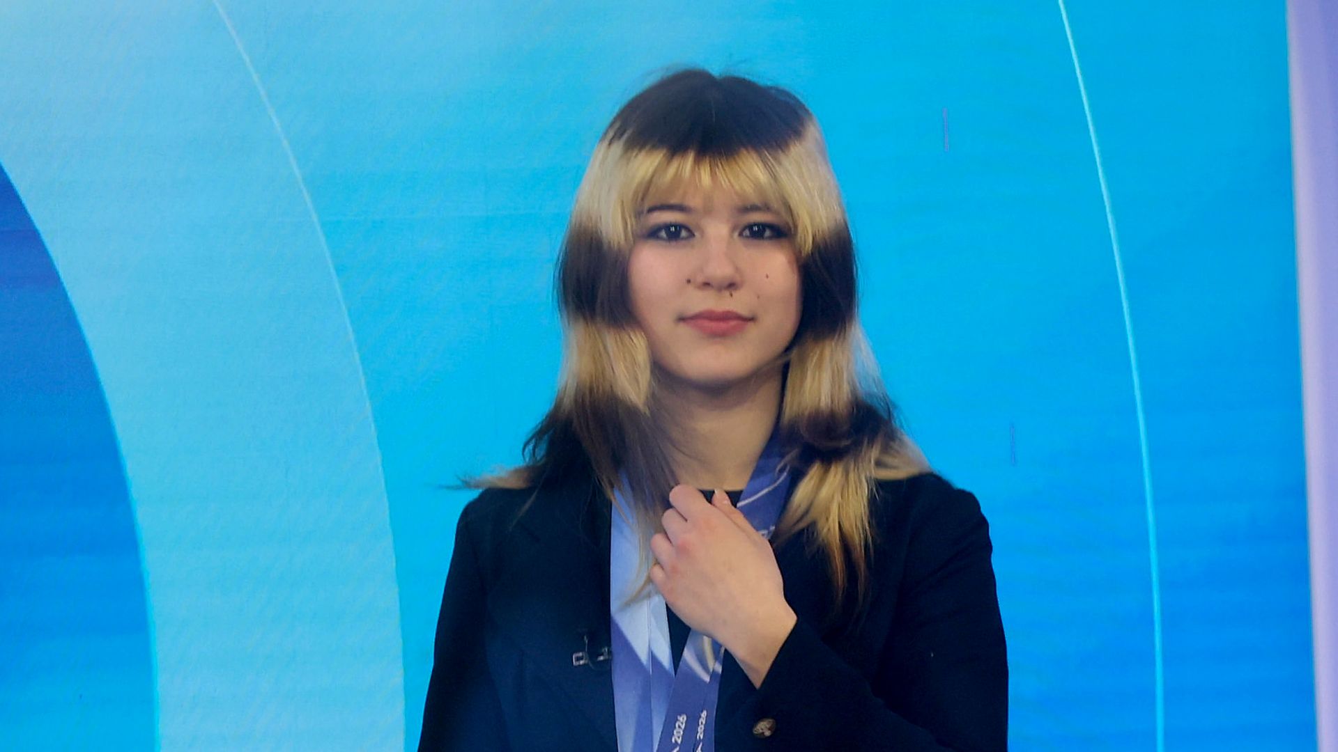 Watch Olympian Alyssa Liu's unexpected reaction to subtle on-air blunder on TODAY