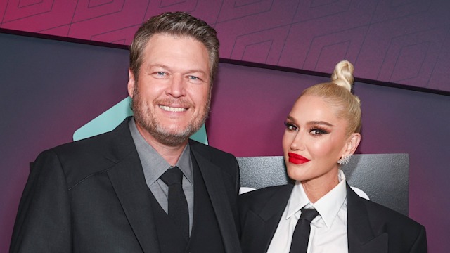 Blake Shelton and Gwen Stefani at the 2023 CMT Music Awards held at Moody Center on April 2, 2023 in Austin, Texas.
