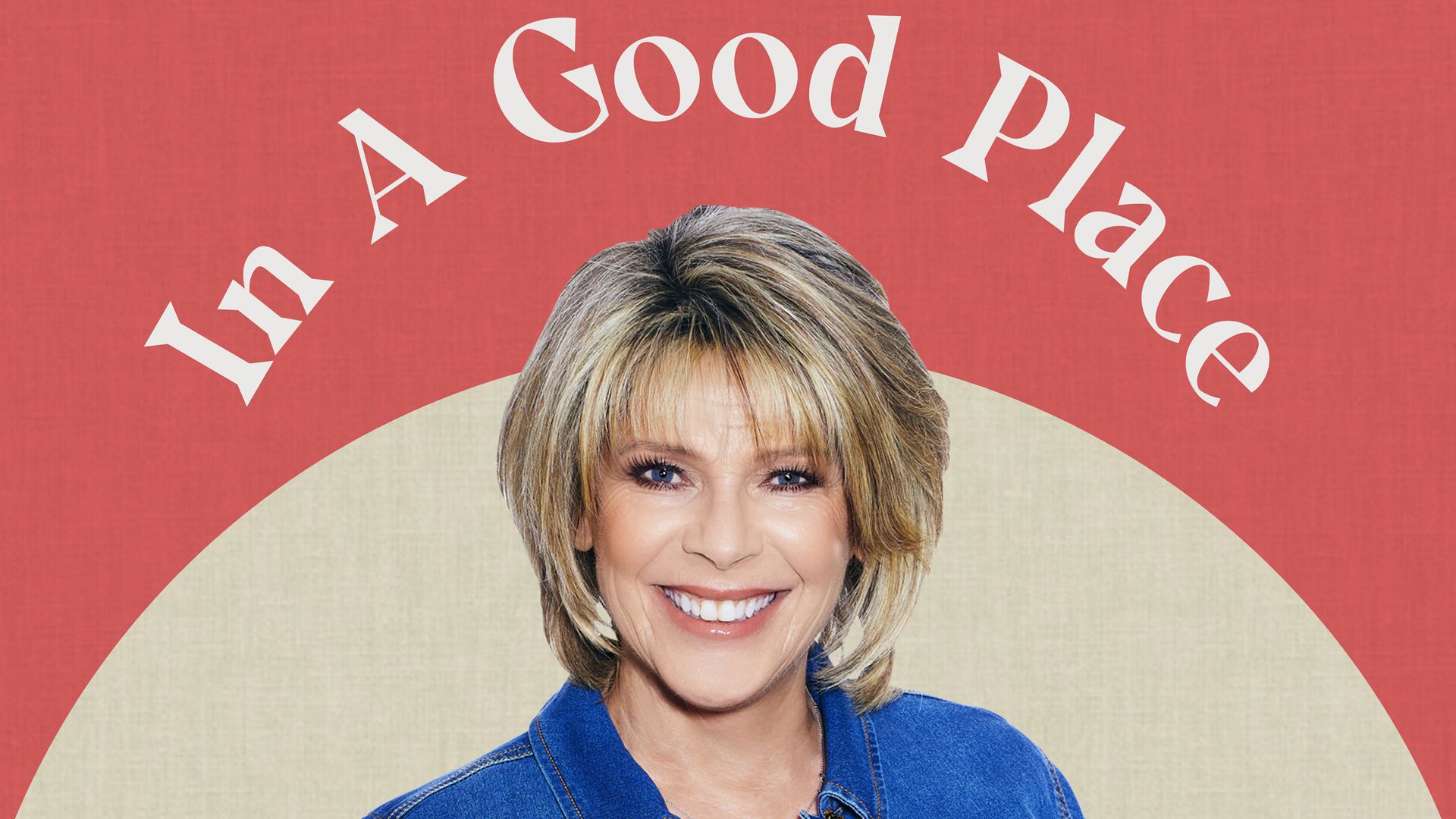 Ruth Langsford's artwork of In a Good Place podcast
