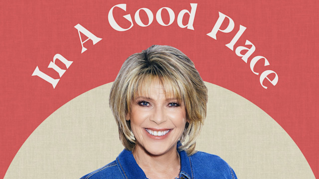 Ruth Langsford's artwork of In a Good Place podcast