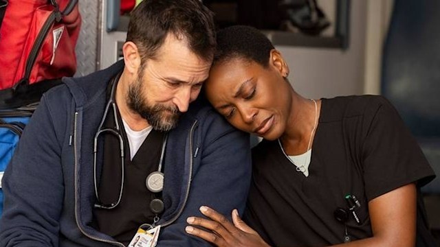 Noah Wyle and Tracy Ifeachor on The Pitt