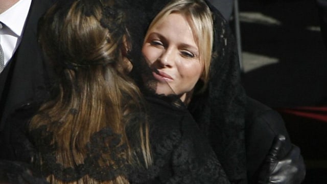 Princess Charlene of Monaco and Princess Letizia of Spain attend the Inauguration Mass of Pope Francis in St. Peter's Square for his Inauguration Mass on March 19, 2013 in Vatican City, Vatican. 