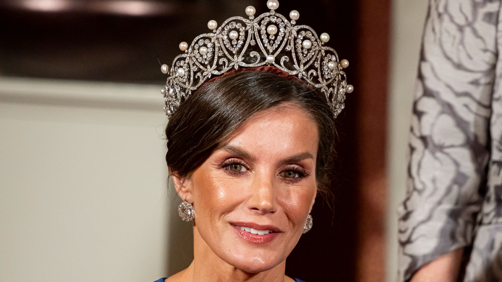 Queen Letizia's state banquet dress: the subtle details that you probably missed