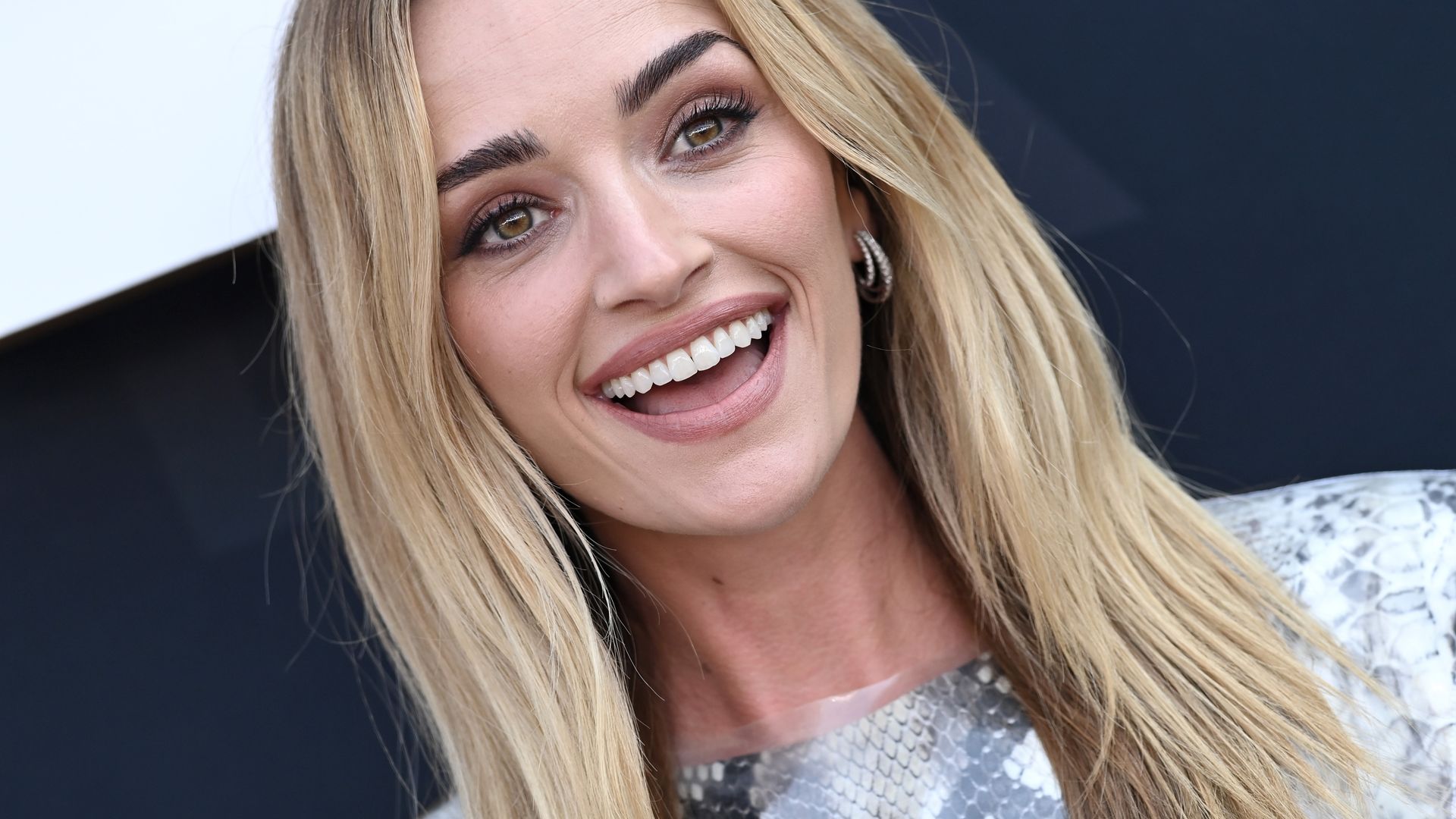 Brianne Howey of Ginny and Georgia smiling