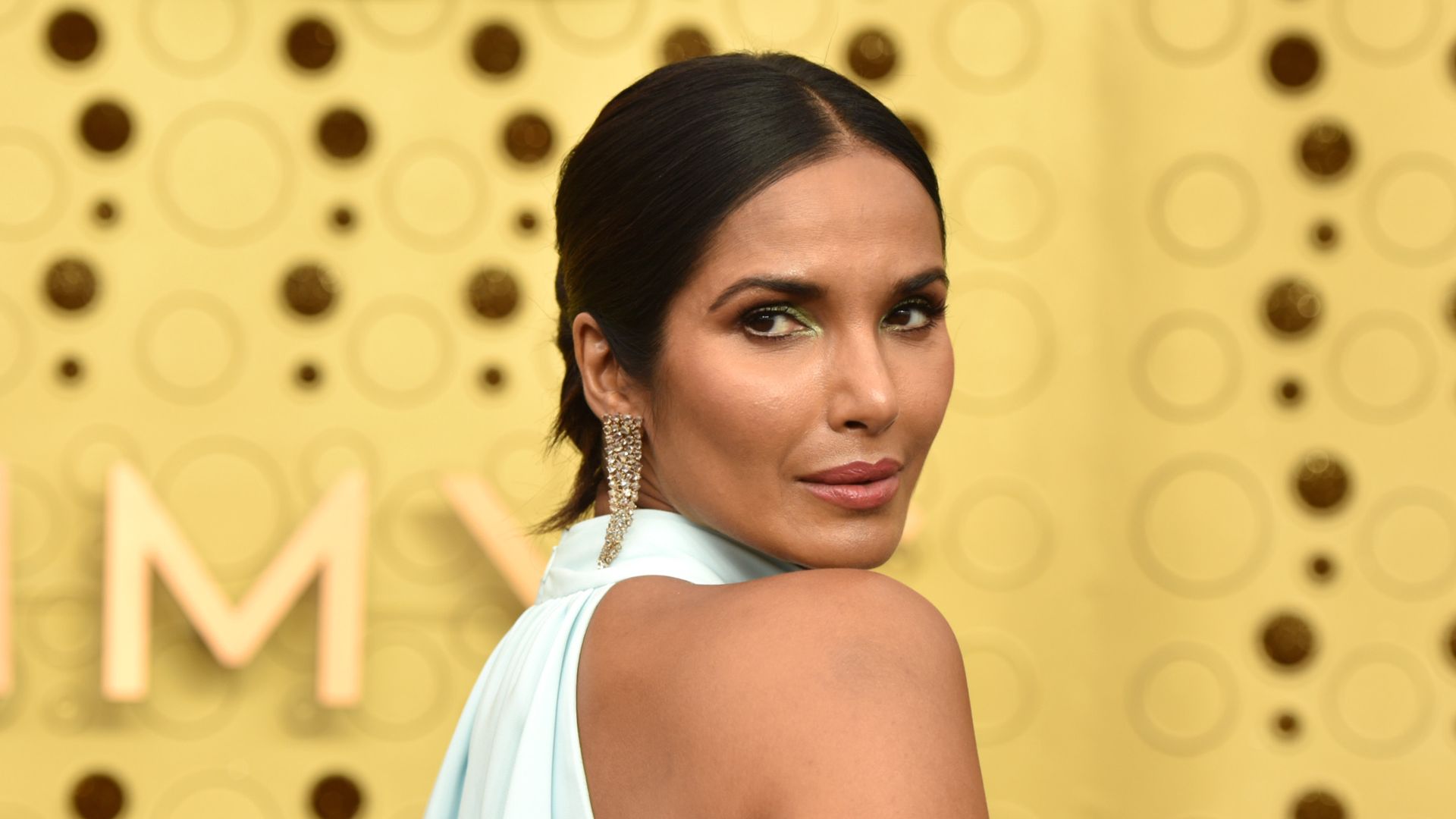 Padma Lakshmi attends the 71st Emmy Awards at Microsoft Theater