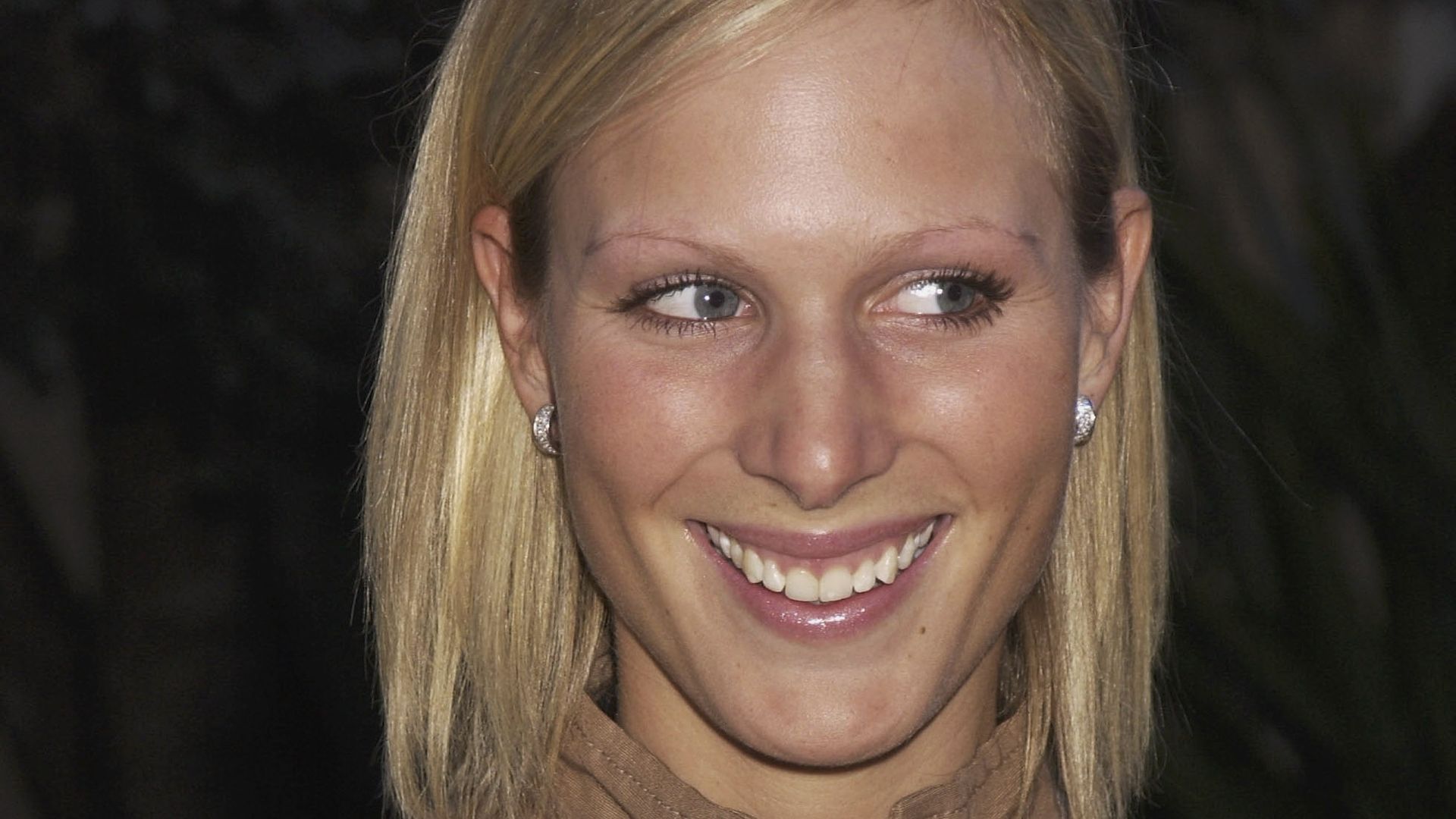 Zara Tindall, 22, pictured in sheer top and flares at fashion party