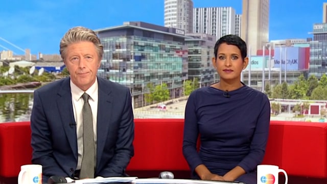 Charlie Stayt and Naga Munchetty on BBC Breakfast